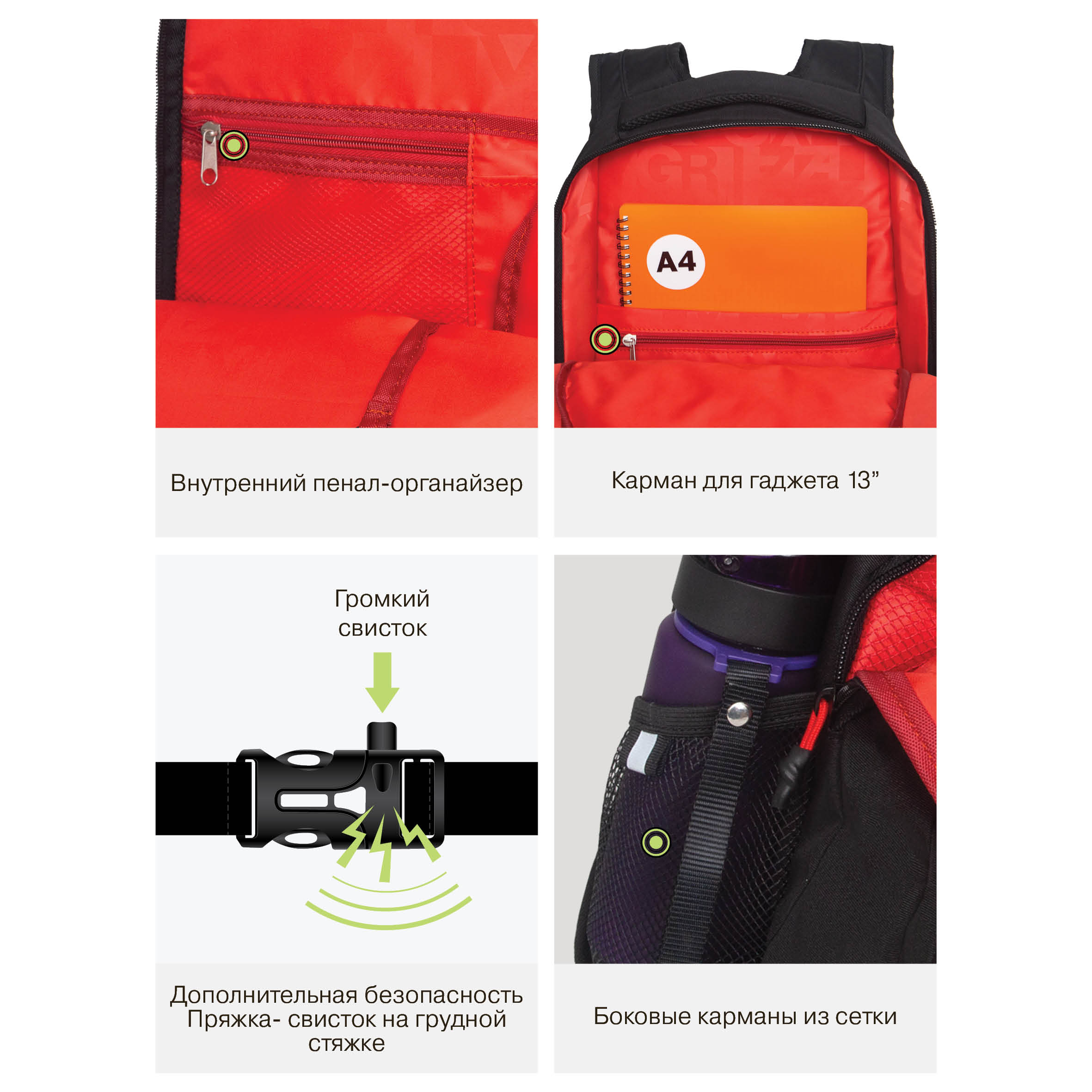 Рюкзак Grizzly - фото 11