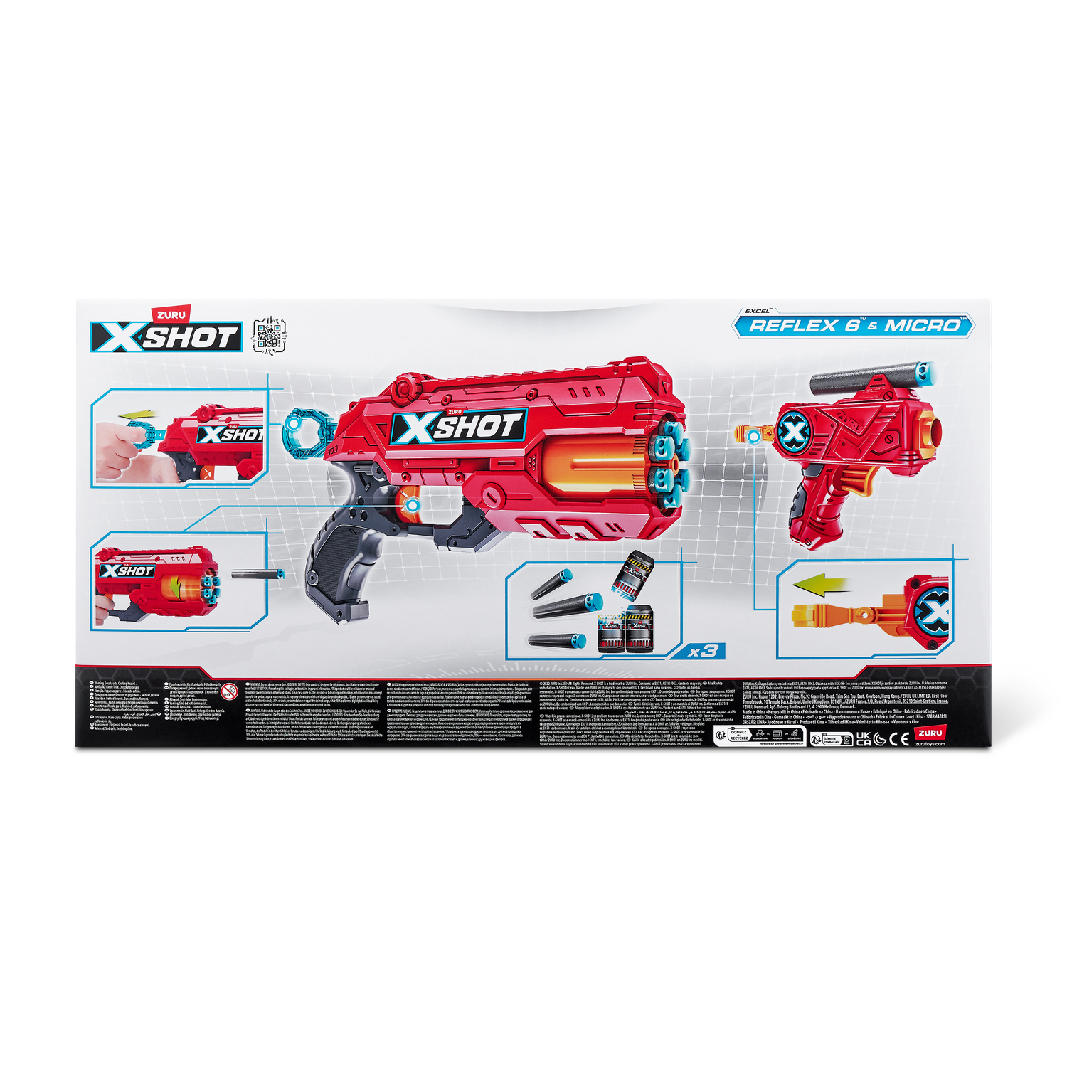 Бластер Zuru XSHOT  Excel Reflex - фото 11