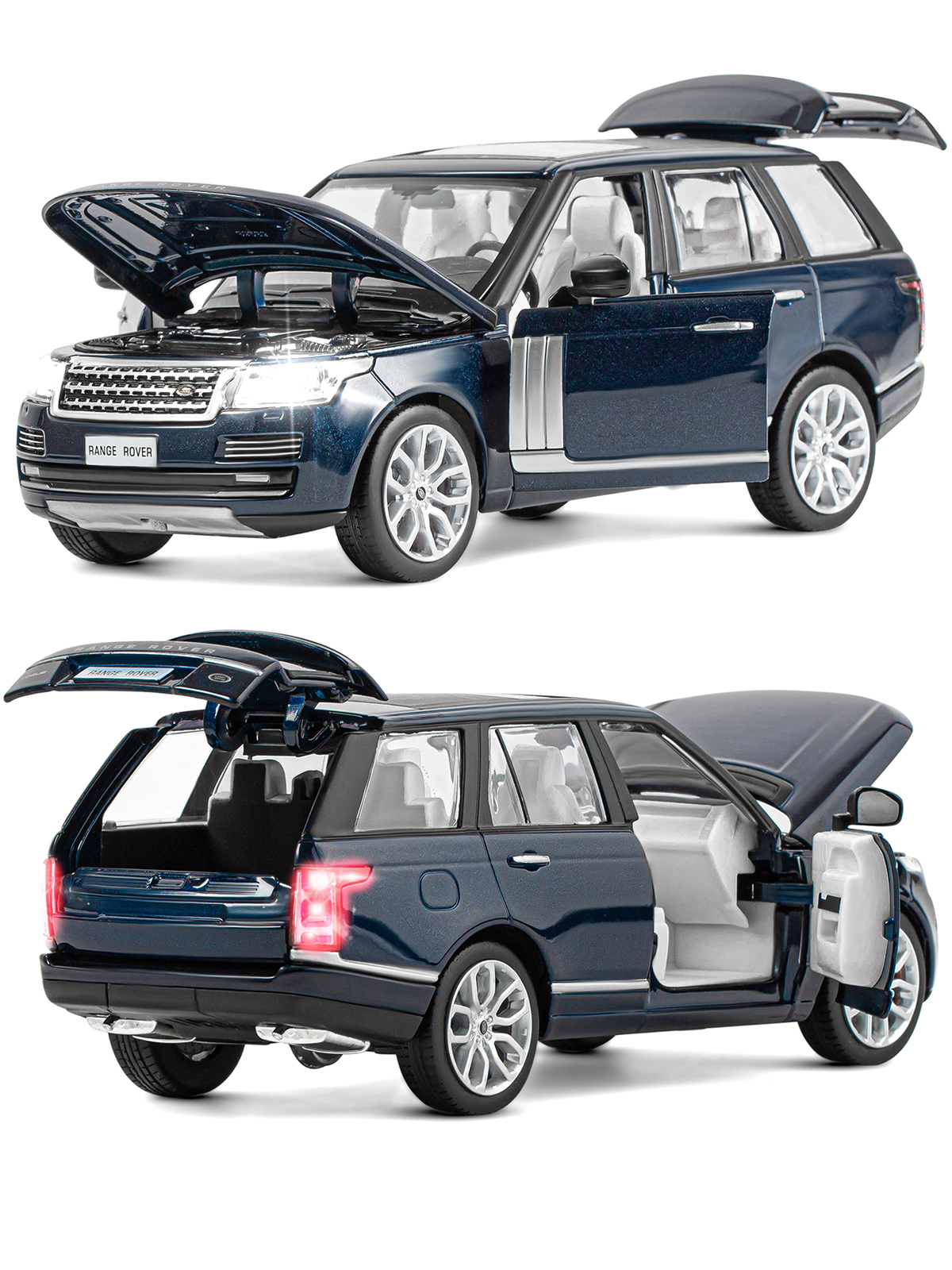 Внедорожник АВТОпанорама Land Rover Range Rover 1:26 JB1200126 - фото 8