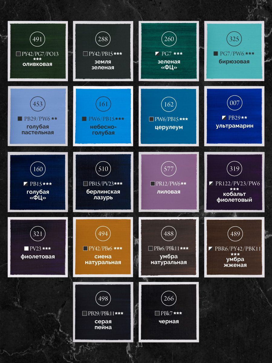 Краски масляные Малевичъ 6 цв. - фото 6