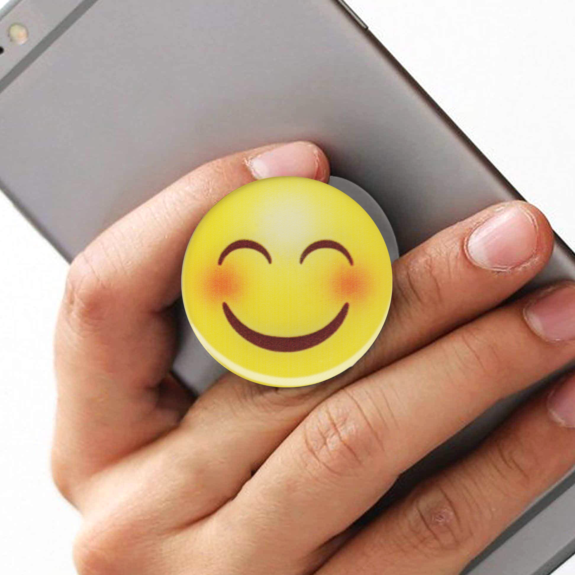 Держатель для телефона Krutoff Попсокет Смайлик - вид 1 - фото 3
