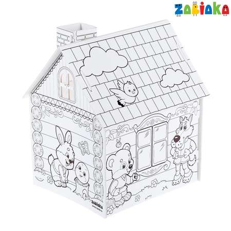 Домик-раскраска Zabiaka Колобок 3 в 1