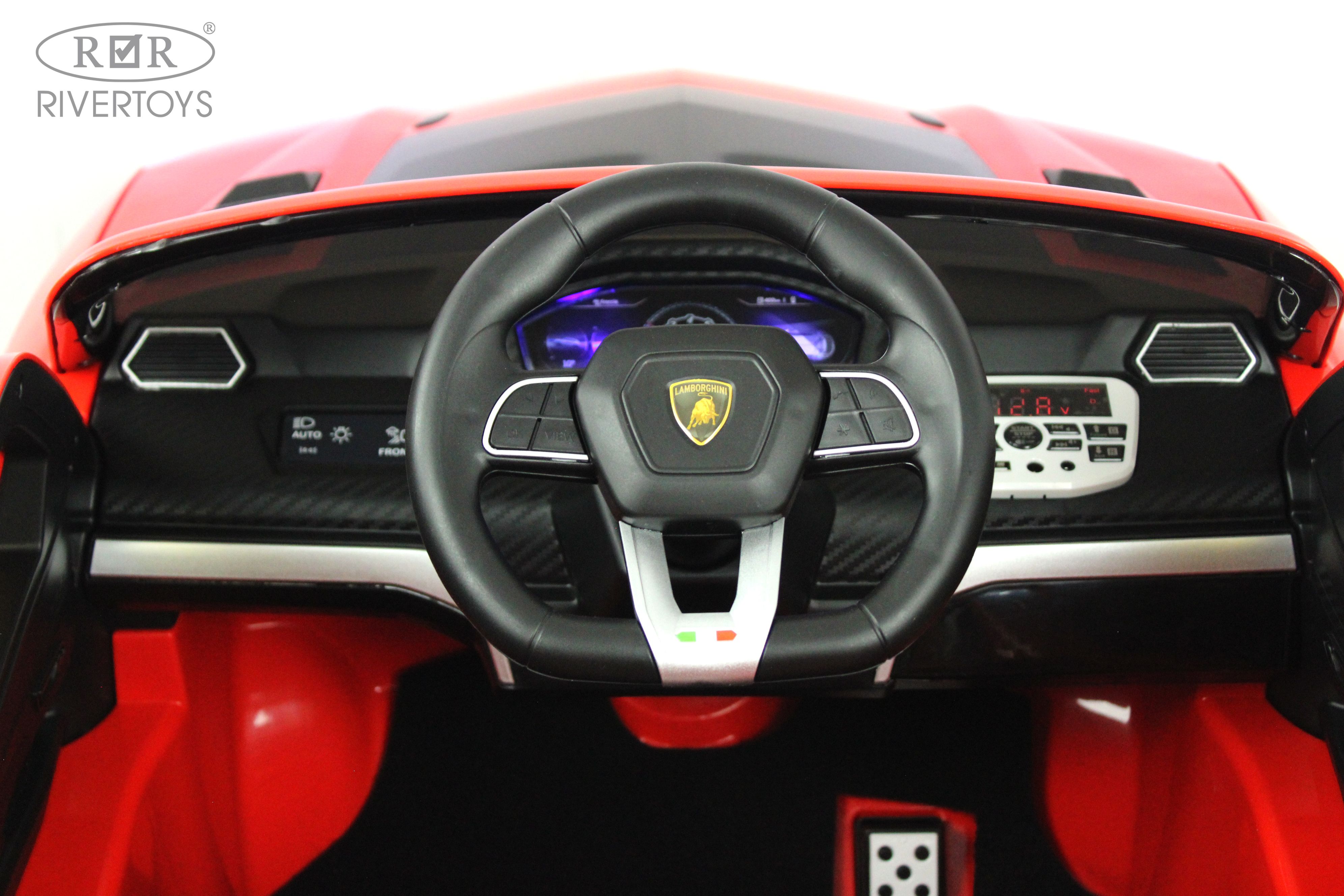 Электромобиль RIVERTOYS E777EE-RED С пультом ДУ - фото 11