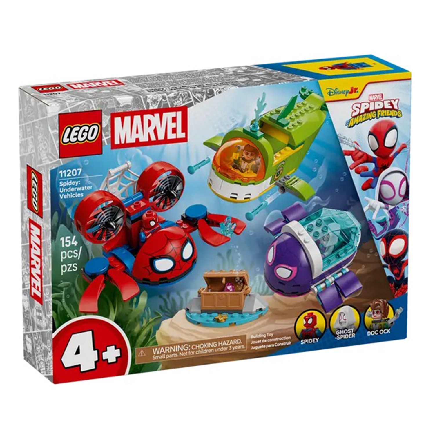 Конструктор LEGO Spidey Подводный транспорт 154 дет. - фото 2