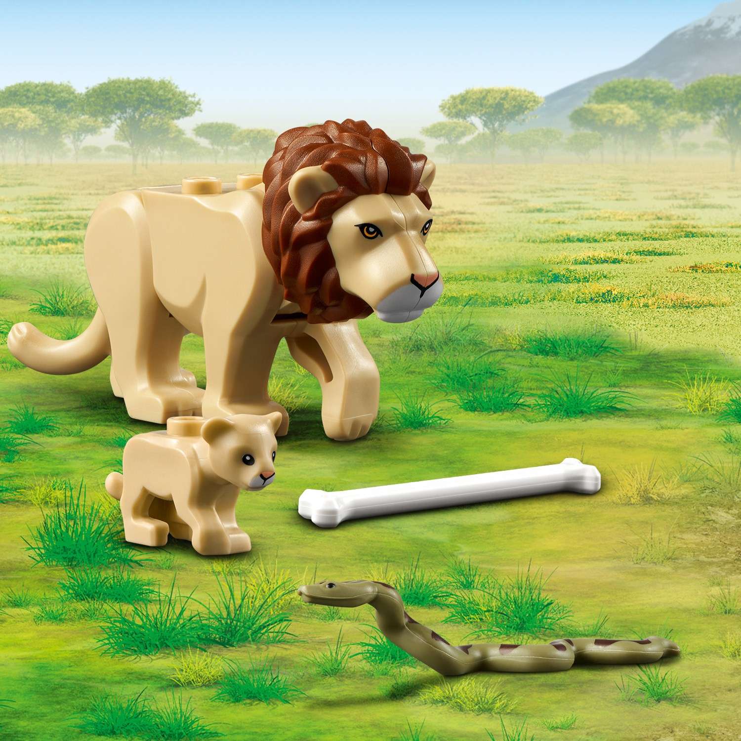 Конструктор LEGO City Wildlife Rescue Off-Roader блочный - фото 6