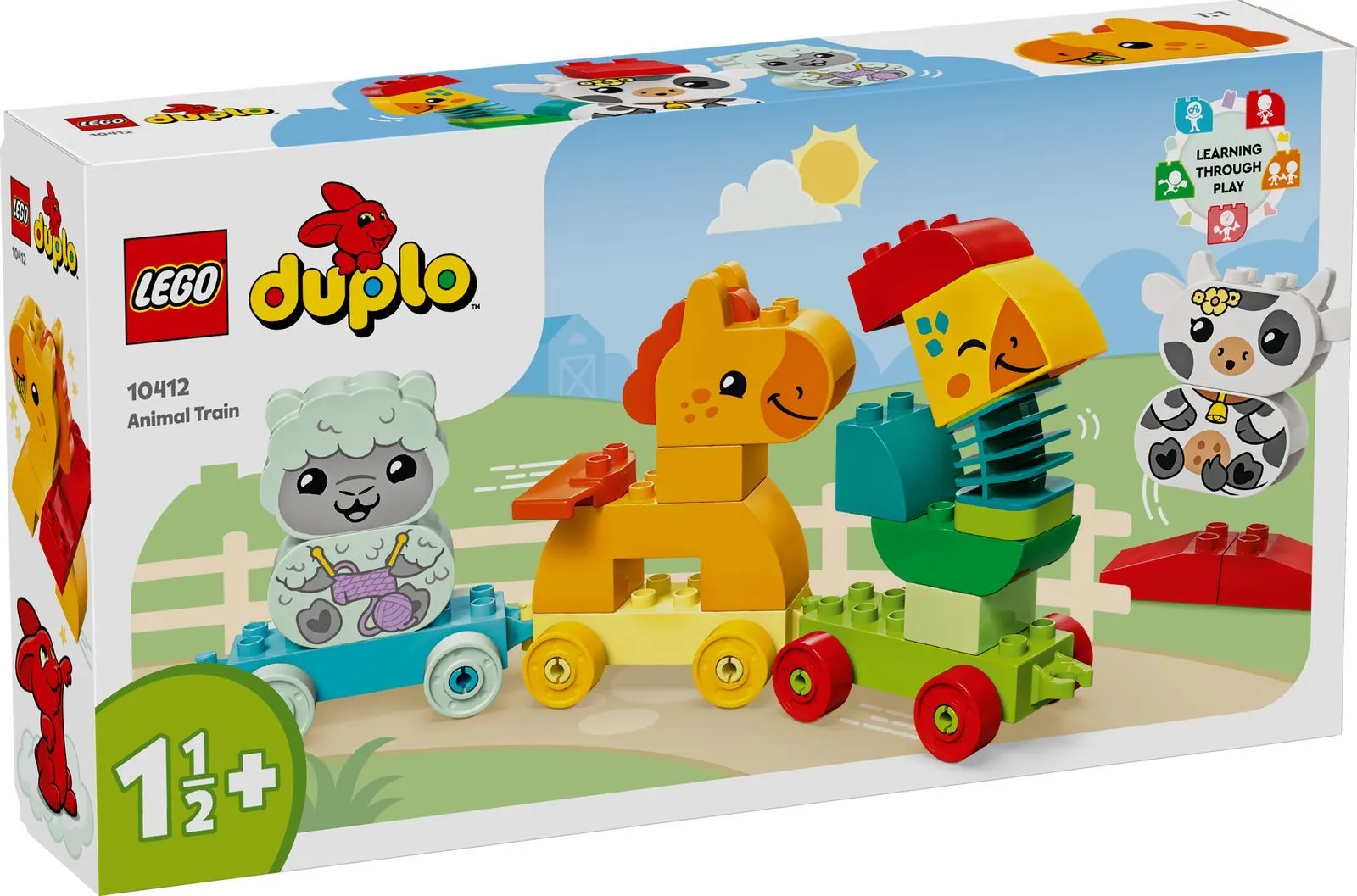 Конструктор LEGO DUPLO Поезд с животными 19 дет. - фото 4