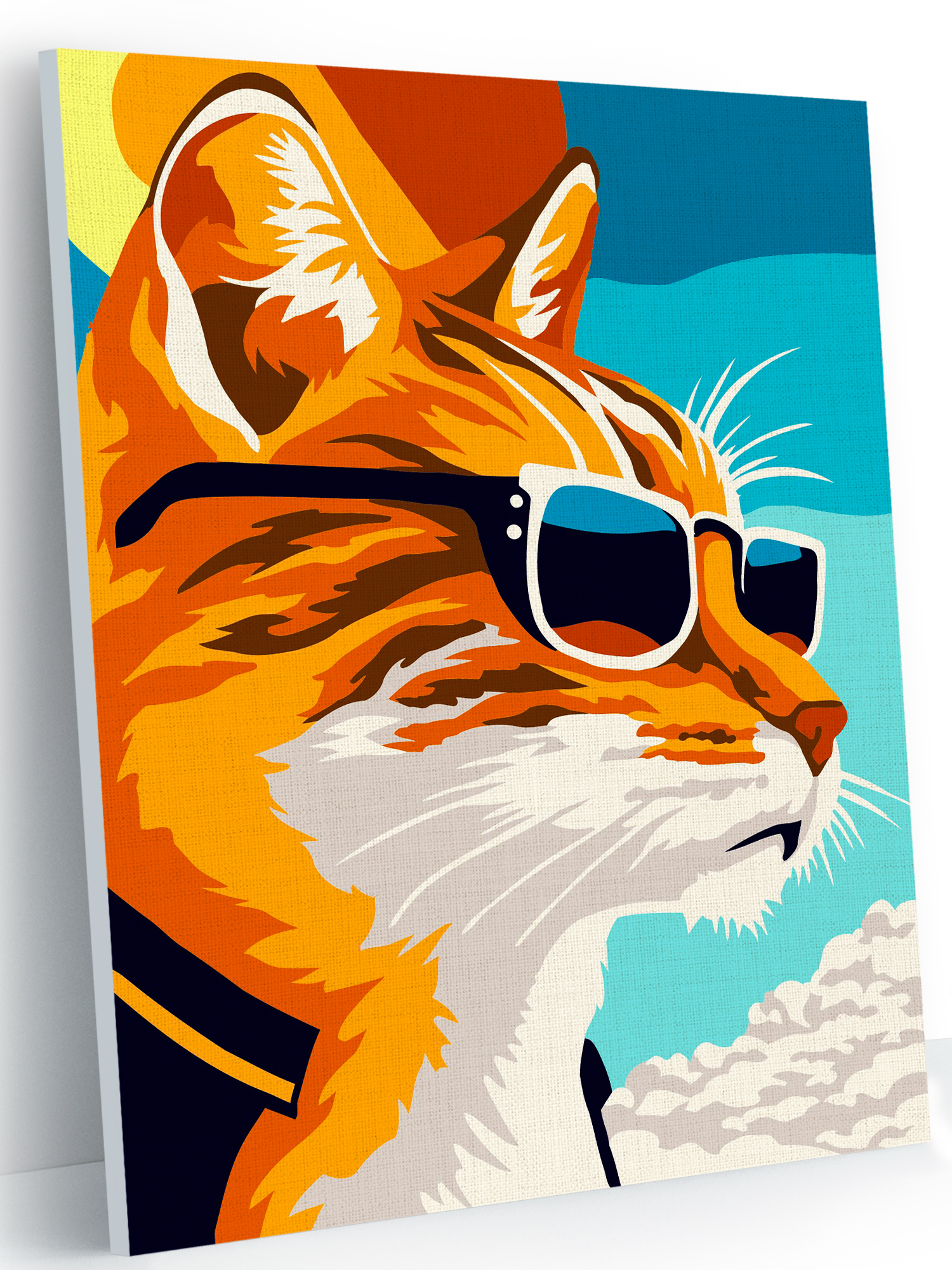 Картина по номерам Hobby Paint Крутой котик в ассортименте - фото 6