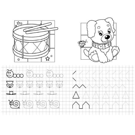 Набор прописей Алтей для дошкольников от 3-6 лет. 12 шт