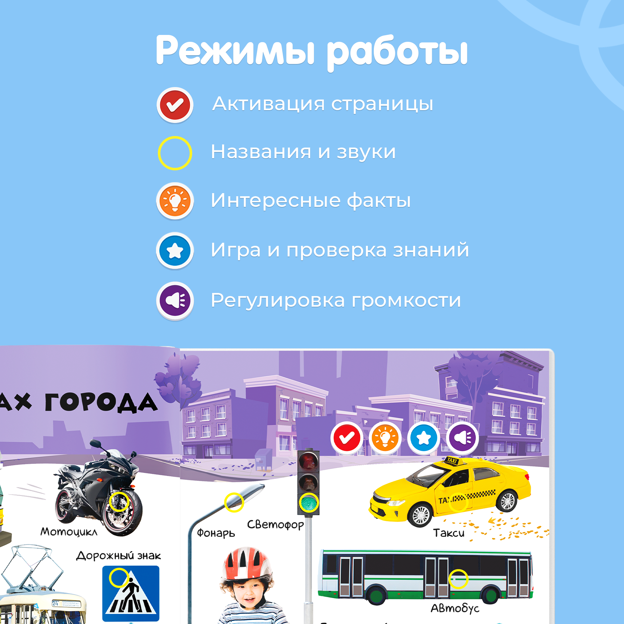 Комплект говорящих книжек BertToys набор интерактивных - фото 8