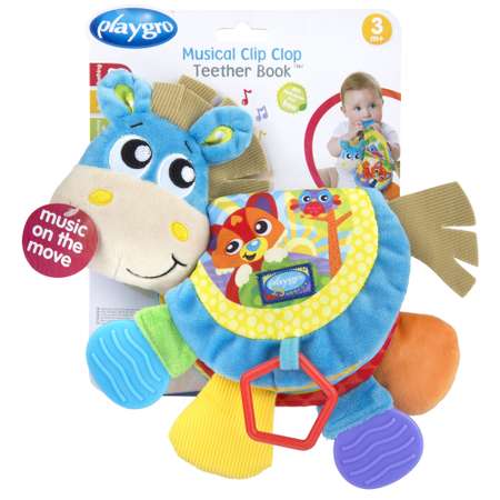 Игрушка мягкая Playgro Ослик музыкальный 0187552