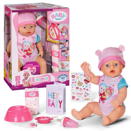Кукла пупс BABY BORN Эмма высота 43 см