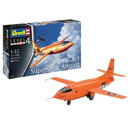 Сборная модель Revell Экспериментальный самолёт Bell X-1 1-ый сверхзвуковой