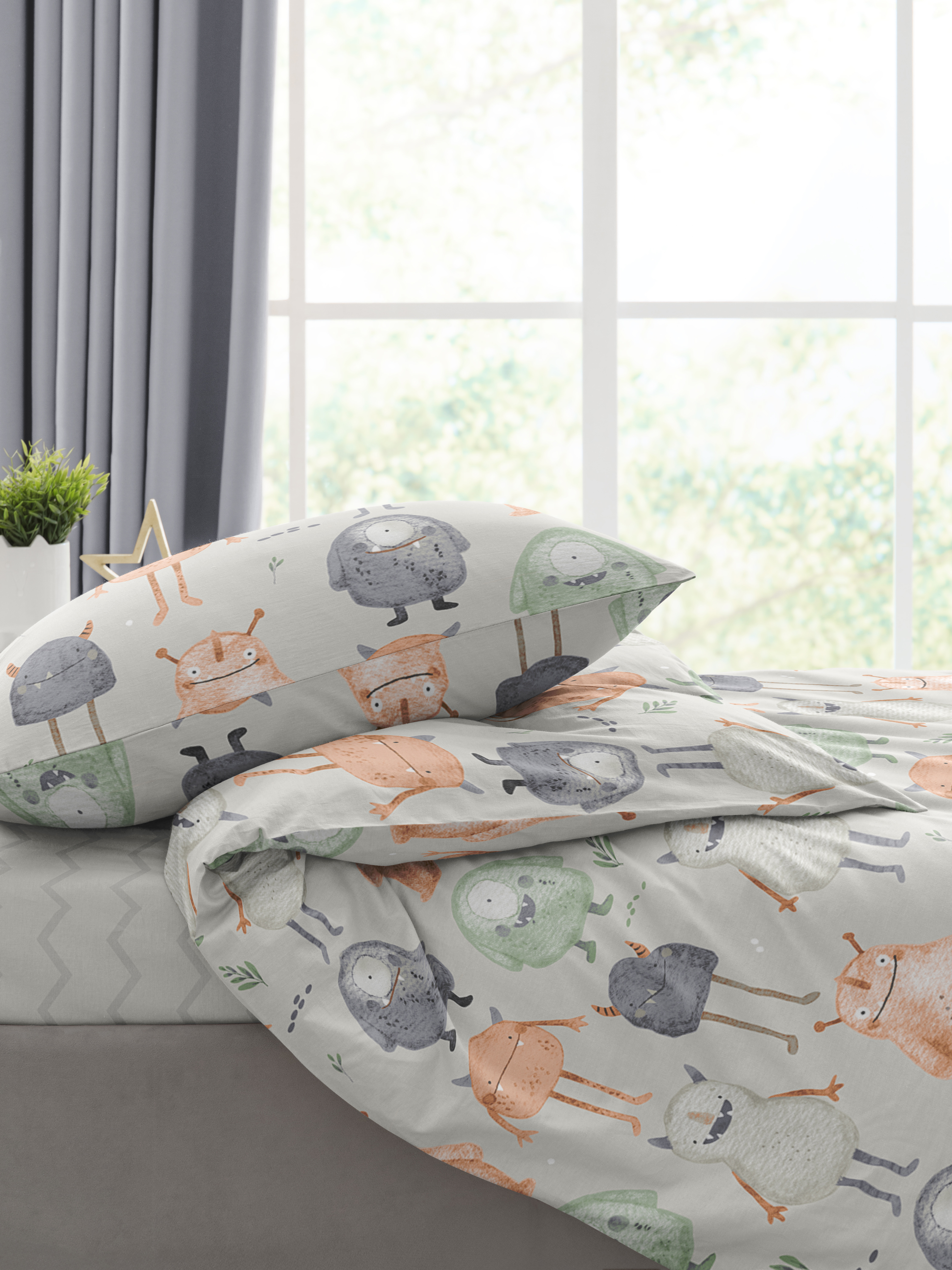 Комплект постельного белья Ночь Нежна Крумпетс полутораспальный 3 предм. - фото 9