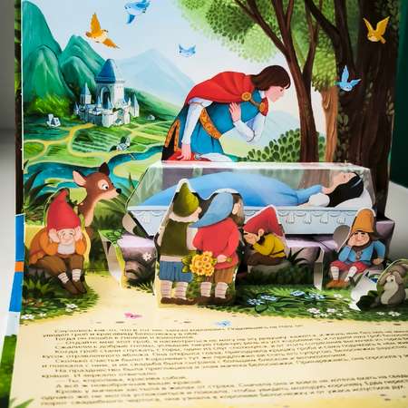 Книга с объемными картинками Malamalama Белоснежка сказка-панорамка