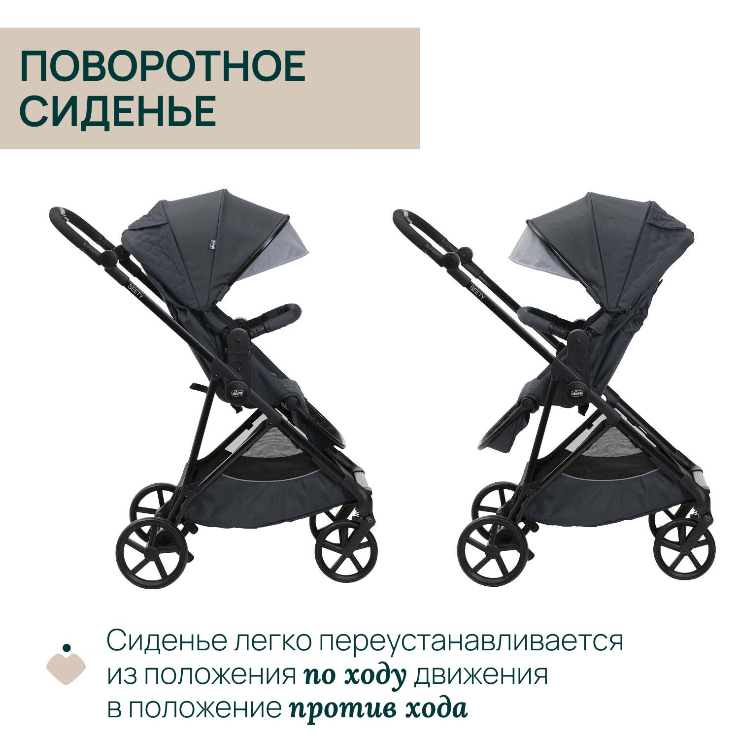 Коляска прогулочная Chicco - фото 4