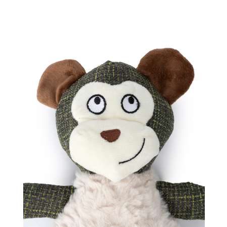Игрушка для собак Barbaks Обезьяна Георгий мягкая пищит 31*21см