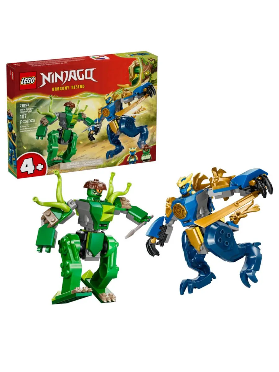 Конструктор LEGO NINJAGO Битва робота-дракона 107 дет. - фото 1