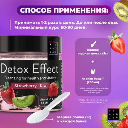 Дренажный напиток FIT AND JOY Детокс для похудения набор 3шт