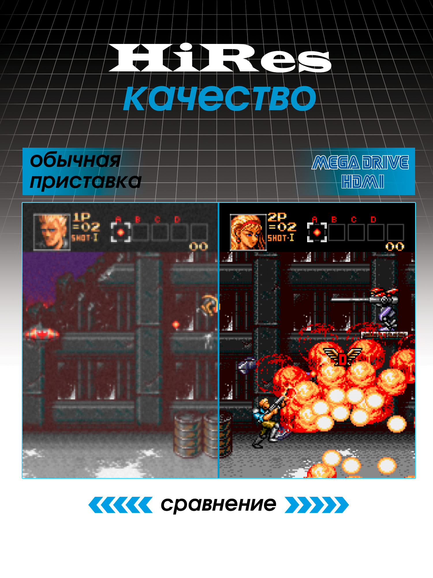 Игровая приставка Dendy Mega Drive 1200 HDMI - фото 4