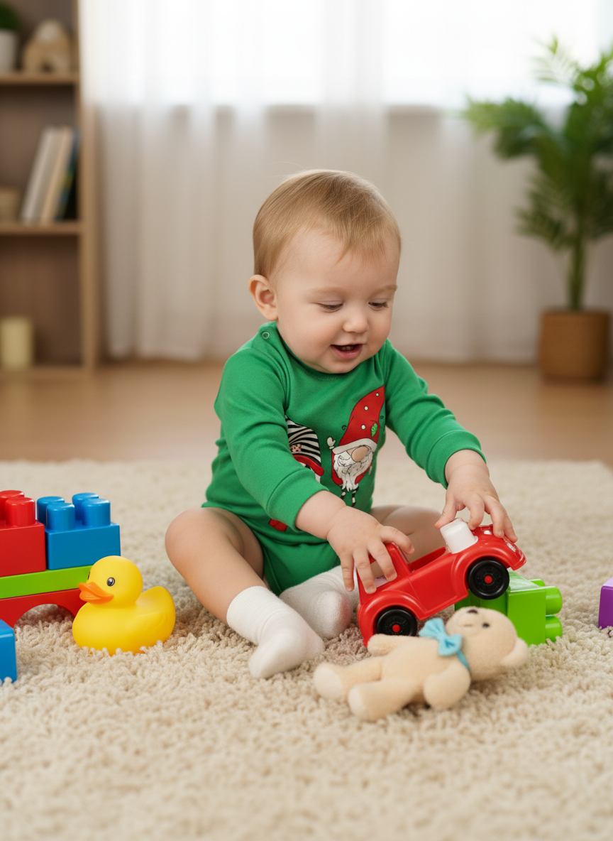 Боди Утенок ПК-1511 зеленый гномы - фото 3