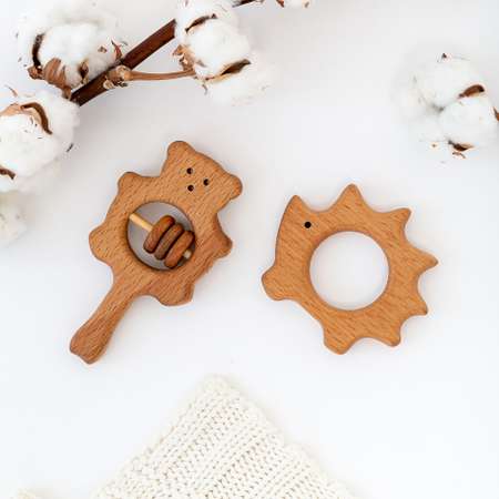 Игрушка Mag Wood погремушка Мамино счастье