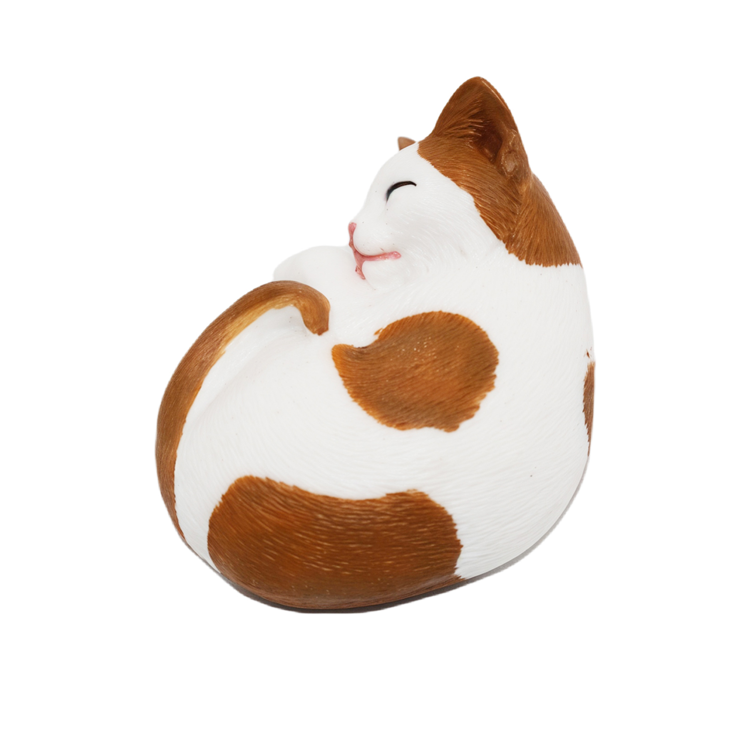 Фигурка Детское Время Кошка рыже-белая (спит) - фото 6
