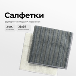 Салфетка из микрофибры Zetter двусторонняя 2 шт