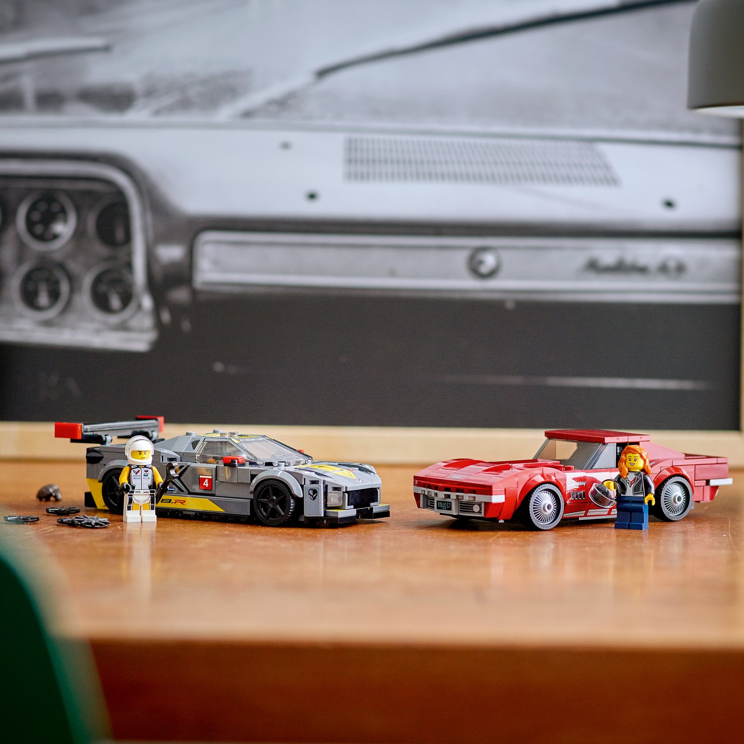 Конструктор LEGO Speed Champions Chevrolet Corvette блочный - фото 9