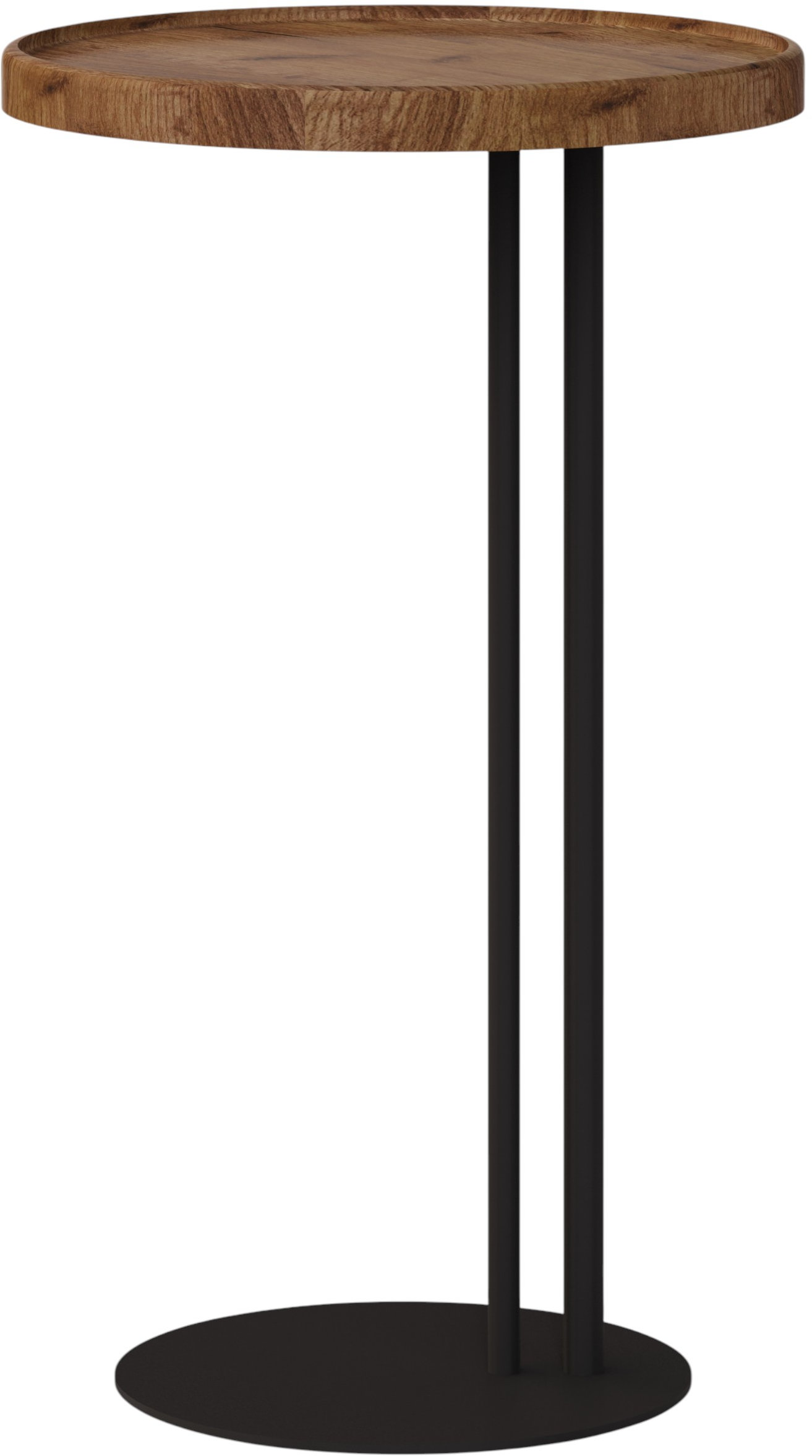 Стол журнальный SLINE Кальяри вяз браун черный - фото 10