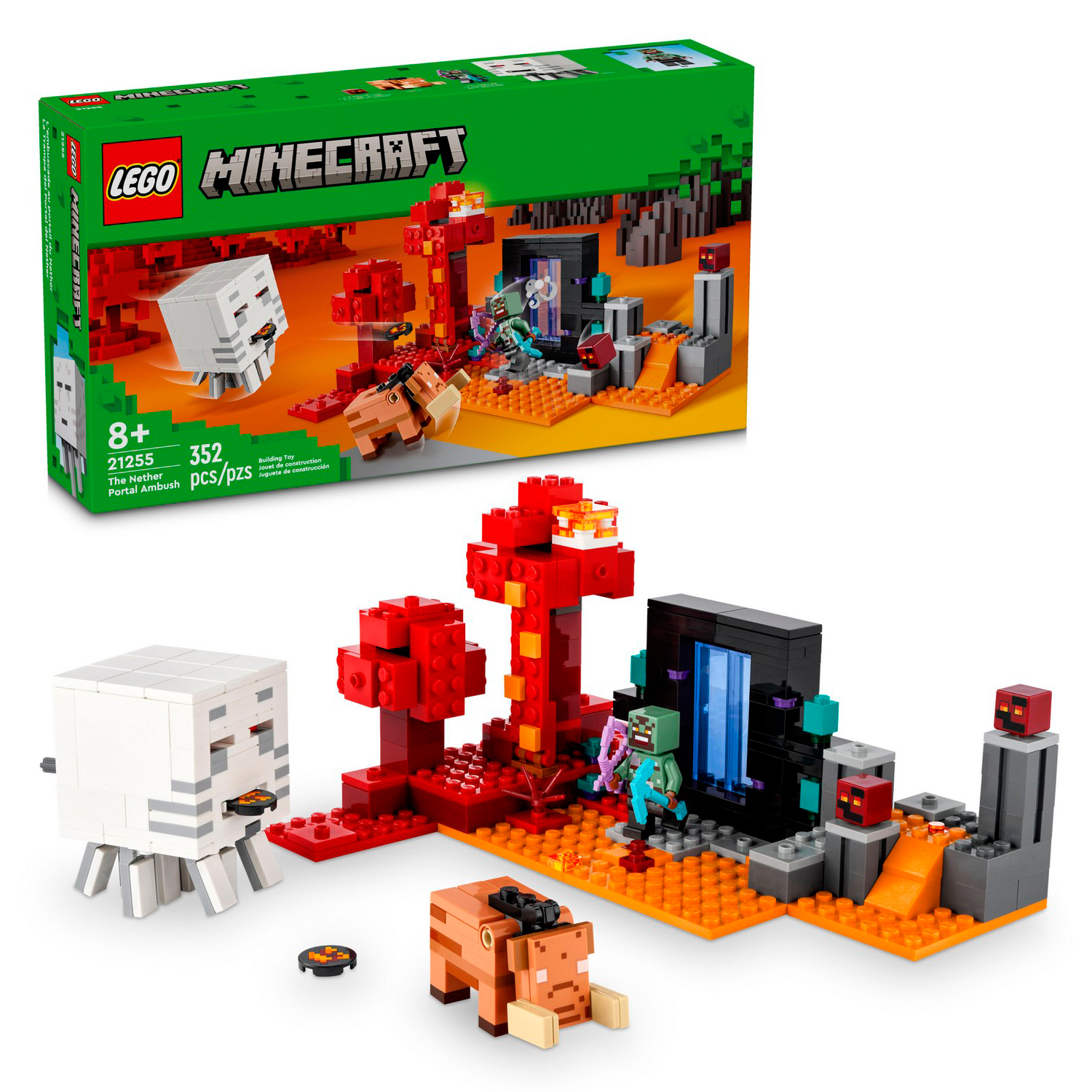 Конструктор LEGO Minecraft Засада у Нижнего портала блочный - фото 1