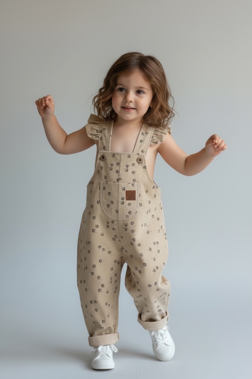 Полукомбинезон Bunnyphant Т241/бежевый - фото 1