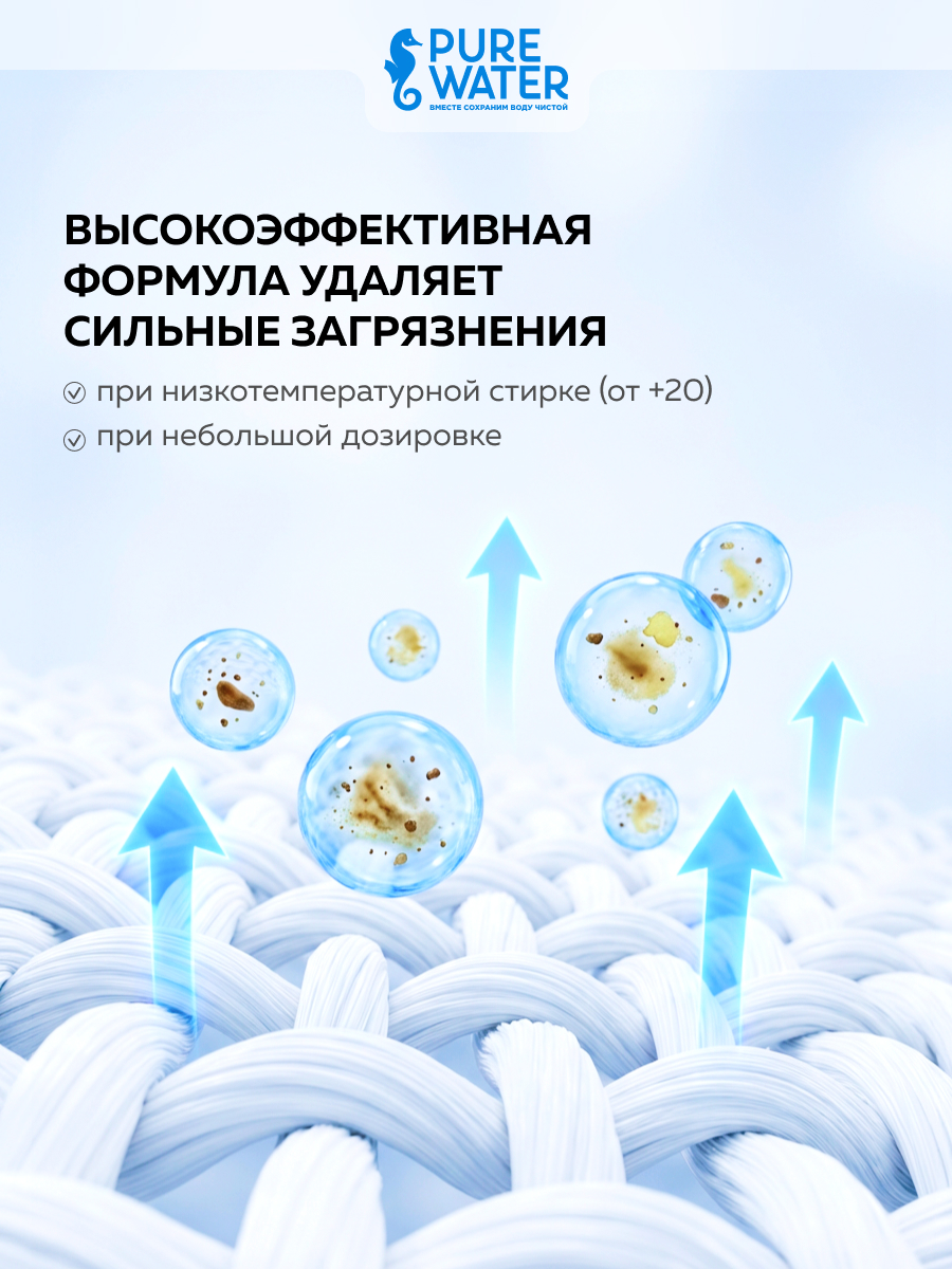Мыло хозяйственное Pure Water 175 г - фото 3