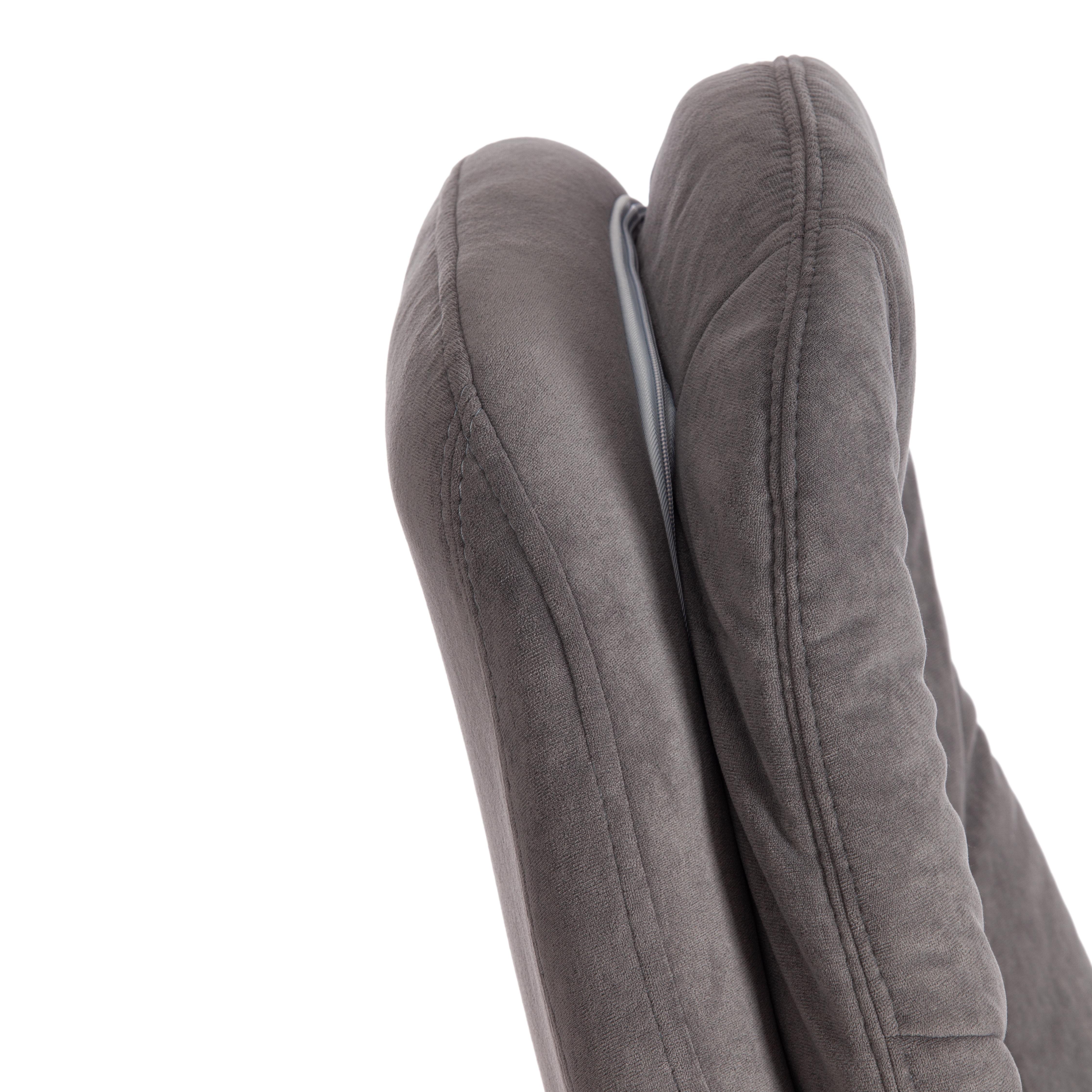 Компьютерное кресло TETCHAIR COMFORT LT, флок, серый - фото 21