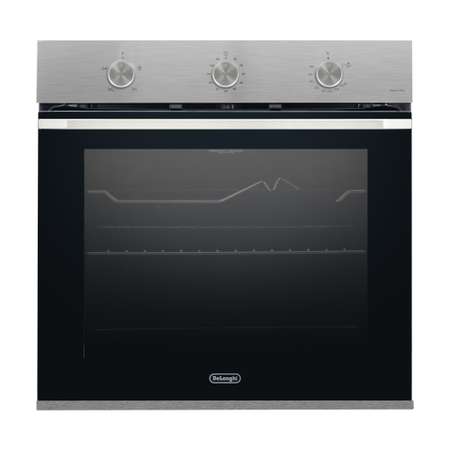 Газовый духовой шкаф NSFG 9 XL RUS, 60 DeLonghi нержавеющая сталь