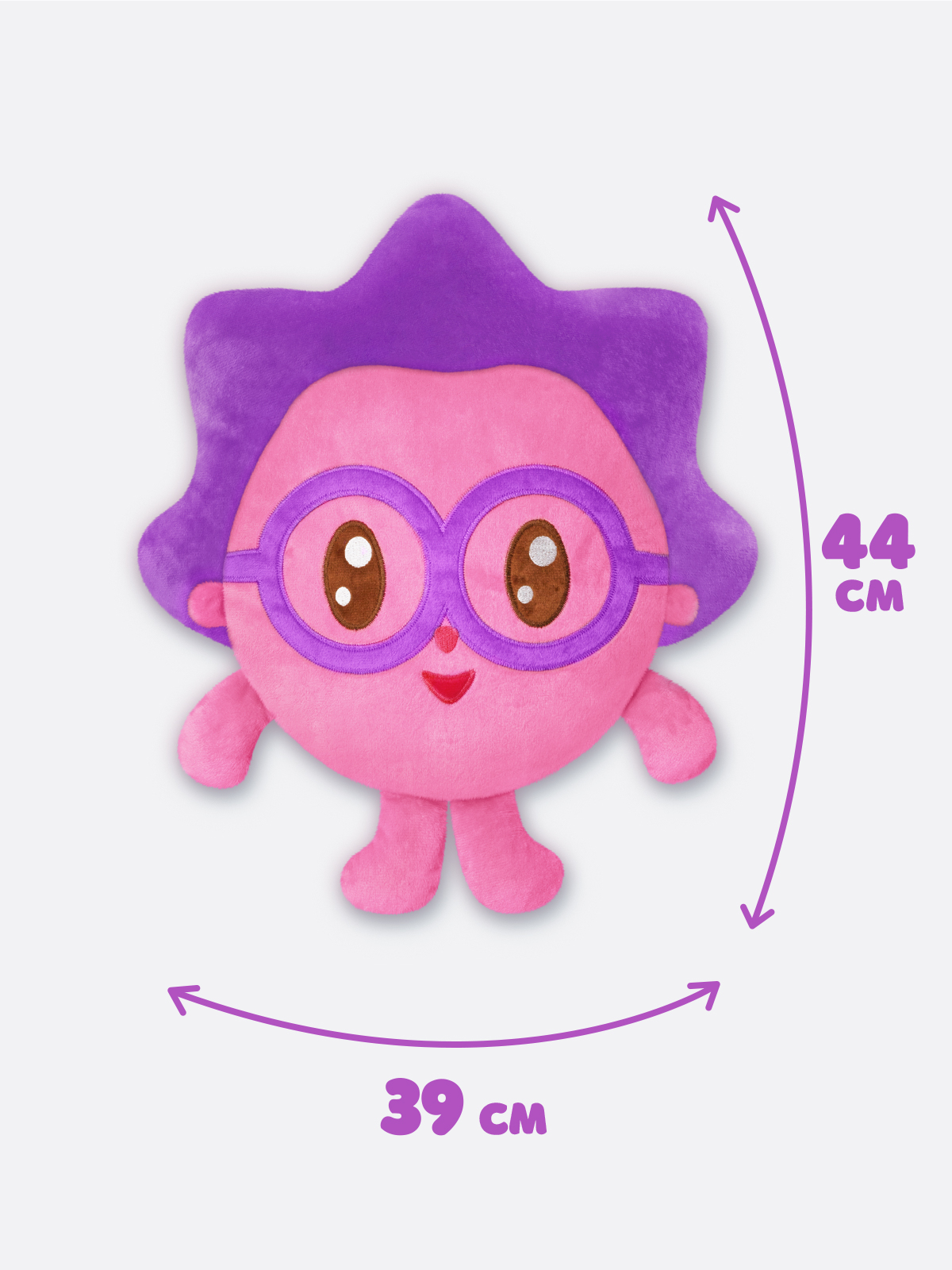 Подушка Мякиши мягкая игрушка Малышарики Ёжик - фото 2