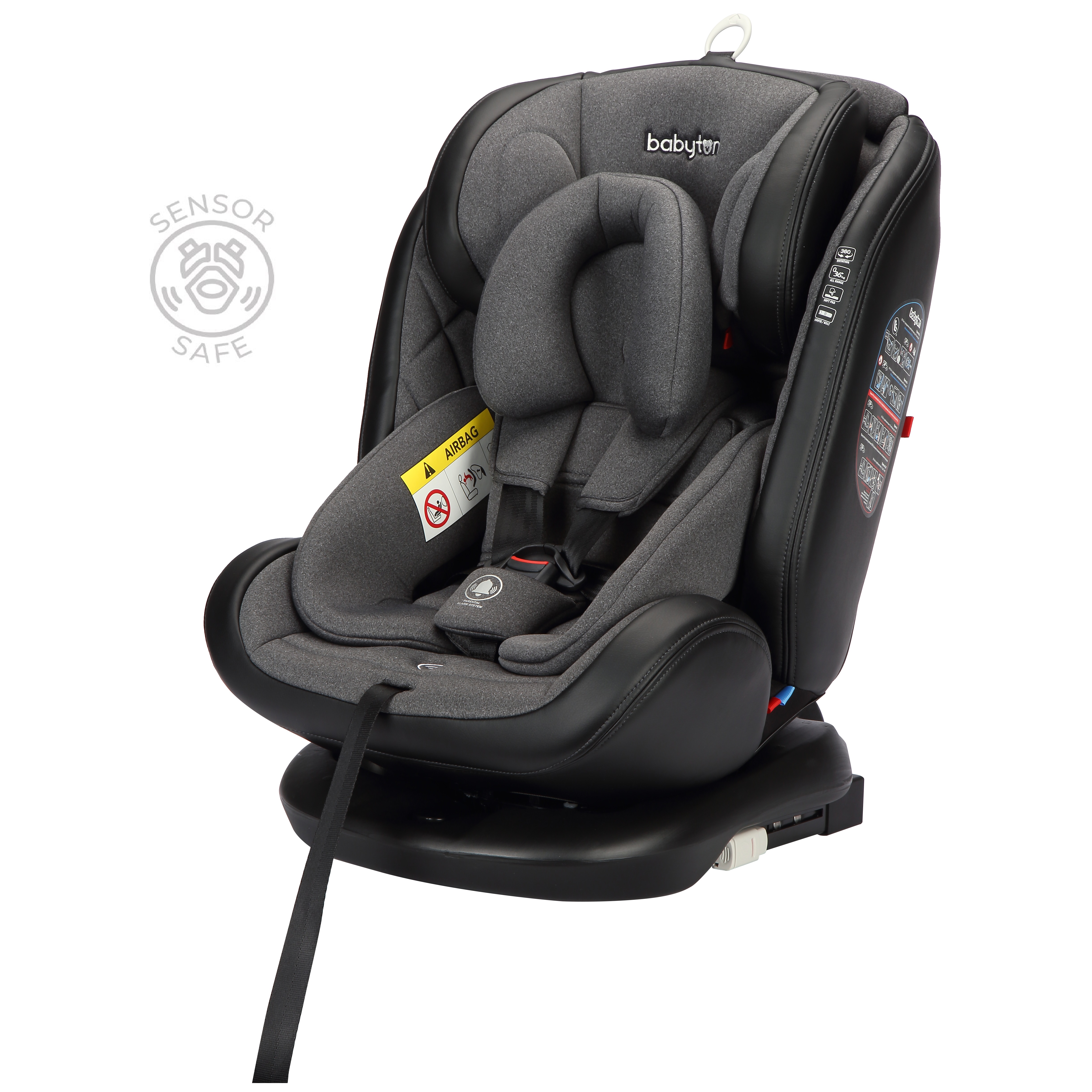 Автокресло Babyton Multi-Stage Black Isofix 0+/1/2/3 (0-36 кг) - фото 7