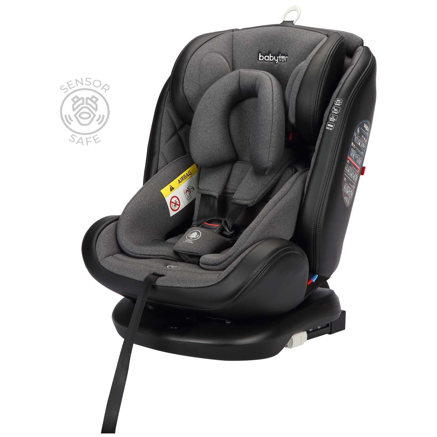Автокресло Babyton Multi-Stage Black Isofix 0+/1/2/3 (0-36 кг) - фото 8