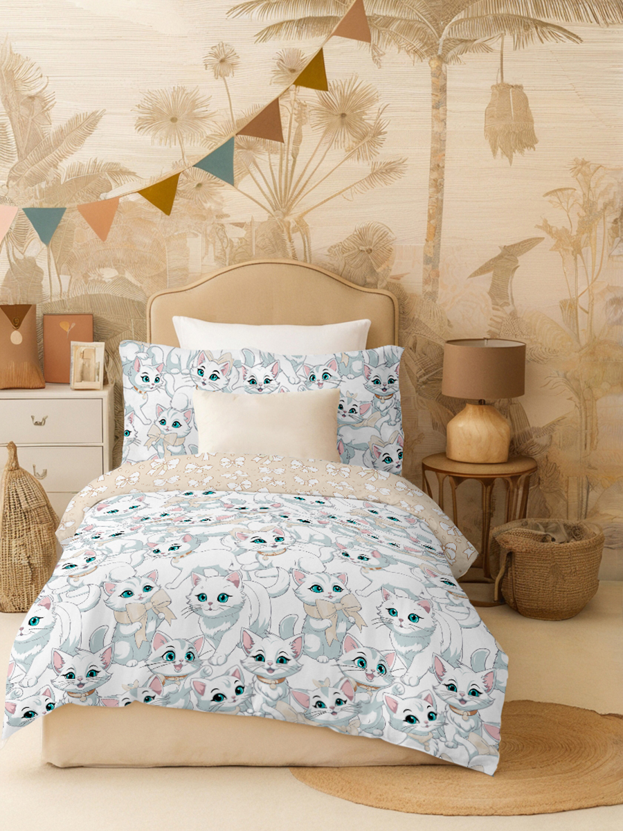 Комплект постельного белья BRAVO kids dreams Муррмяу полутораспальный 3 предм. - фото 12