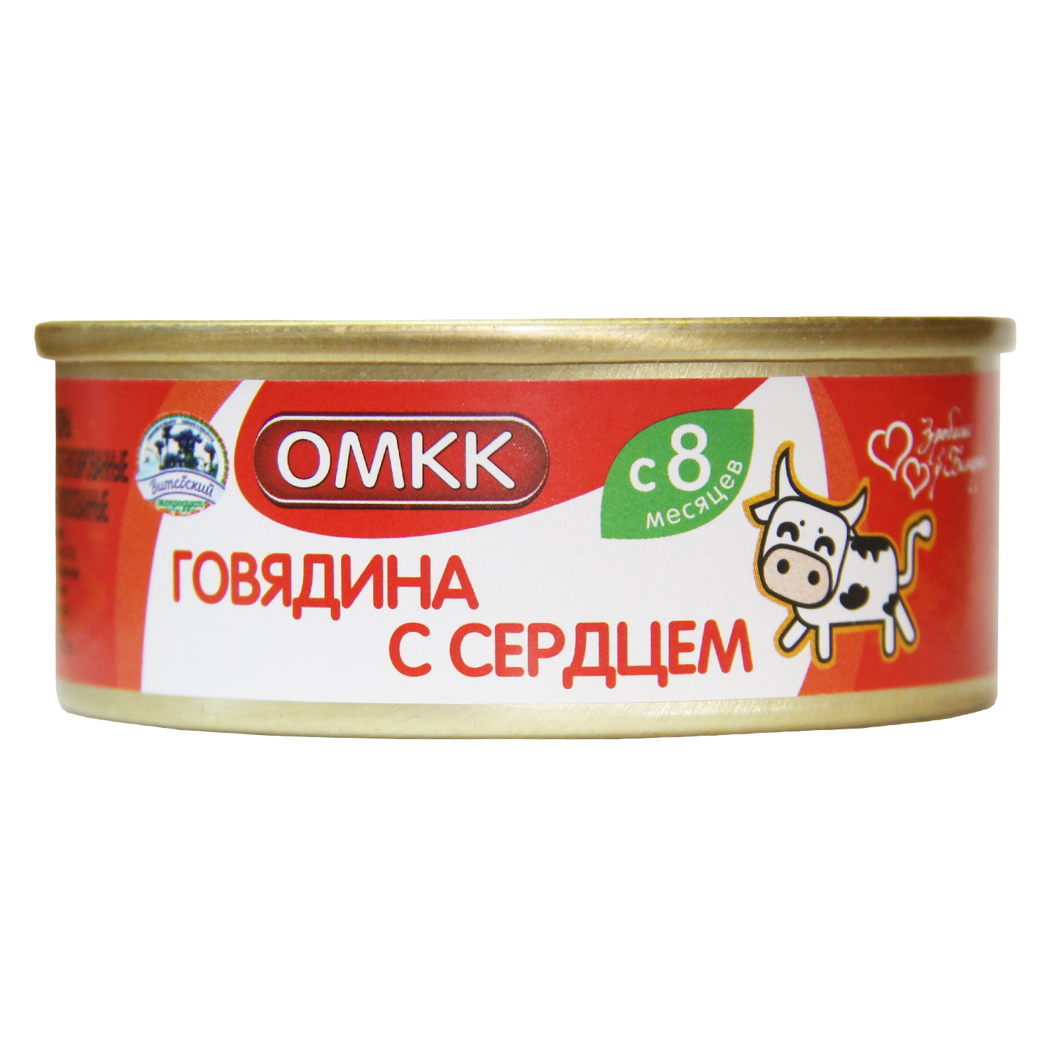 Пюре ОМКК Говядина-сердце с 8 мес 100 г - фото 1
