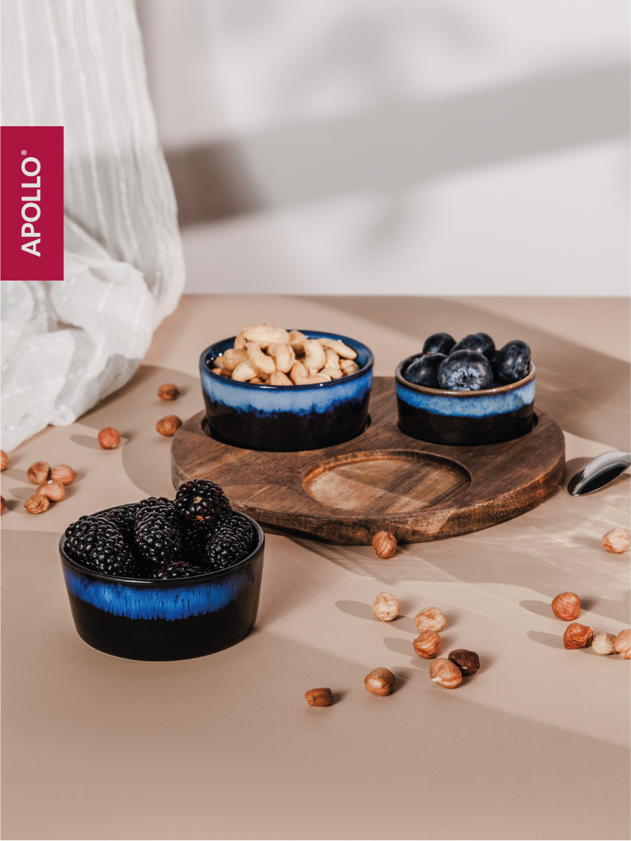 Менажница с подставкой APOLLO 3 предмета - фото 1