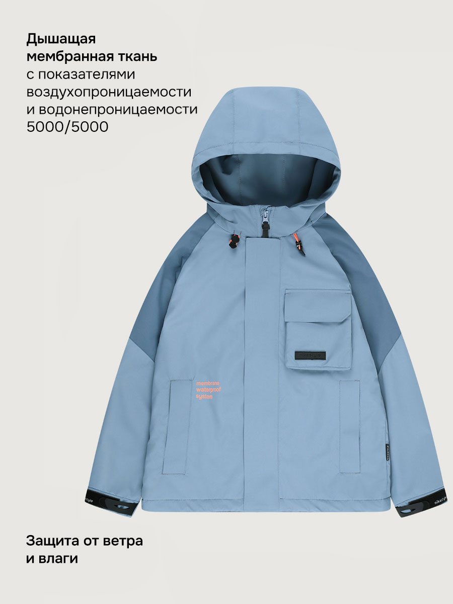 Ветровка NIKASTYLE 4л6126 туман - фото 3