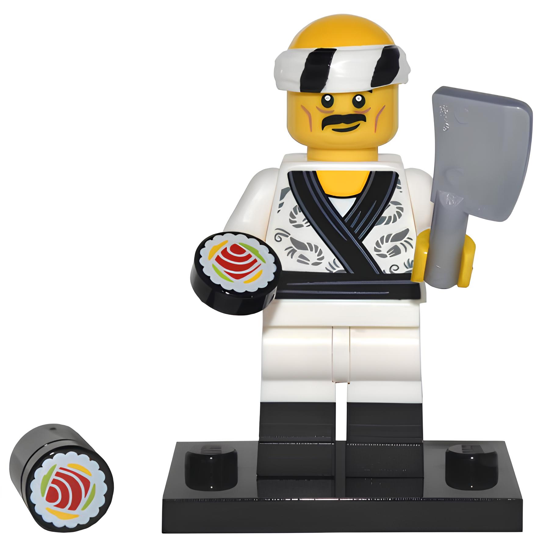 Фигурка LEGO Sushi Chef coltlnm-19 - фото 1
