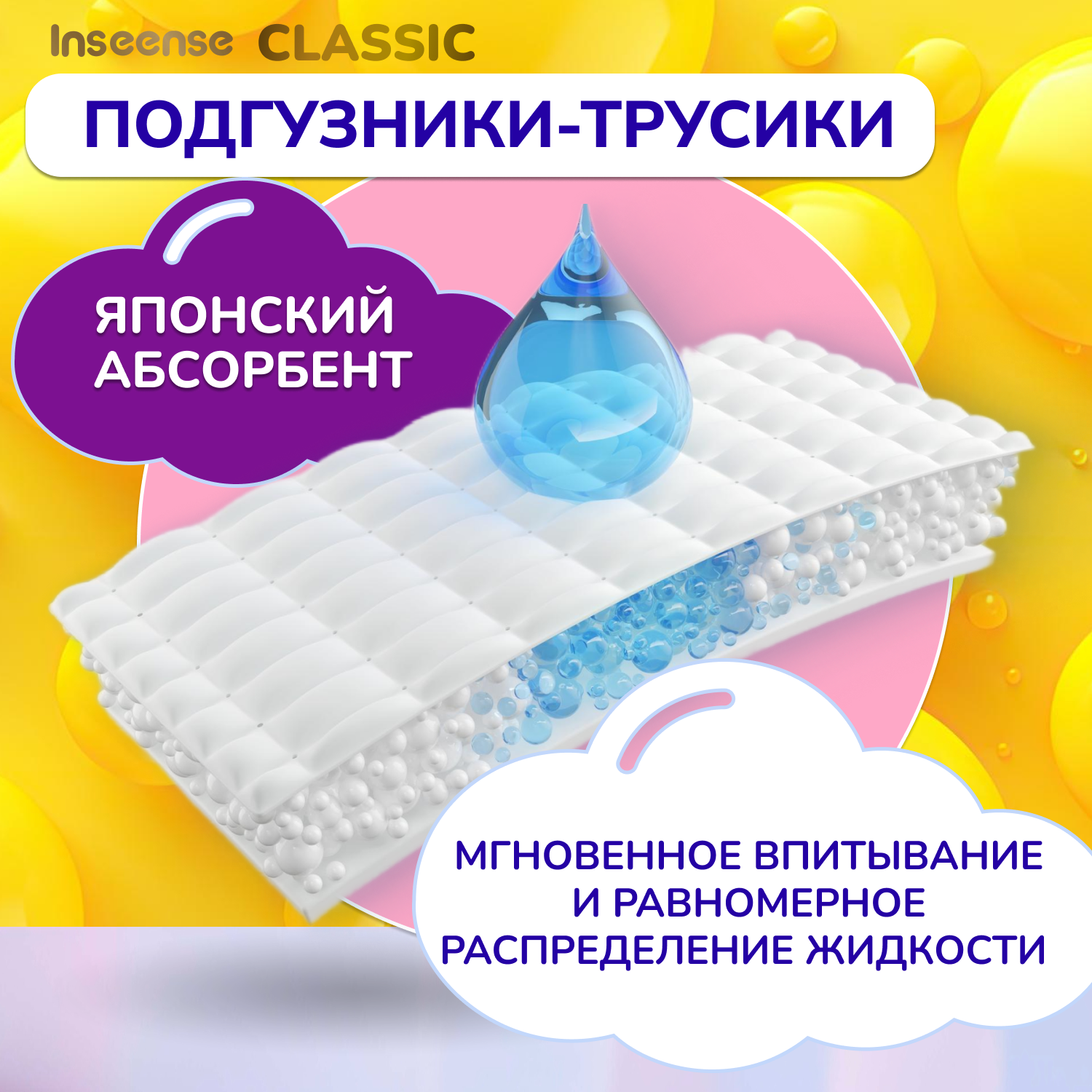 Трусики INSEENSE Classic XXL 40 шт. - фото 4
