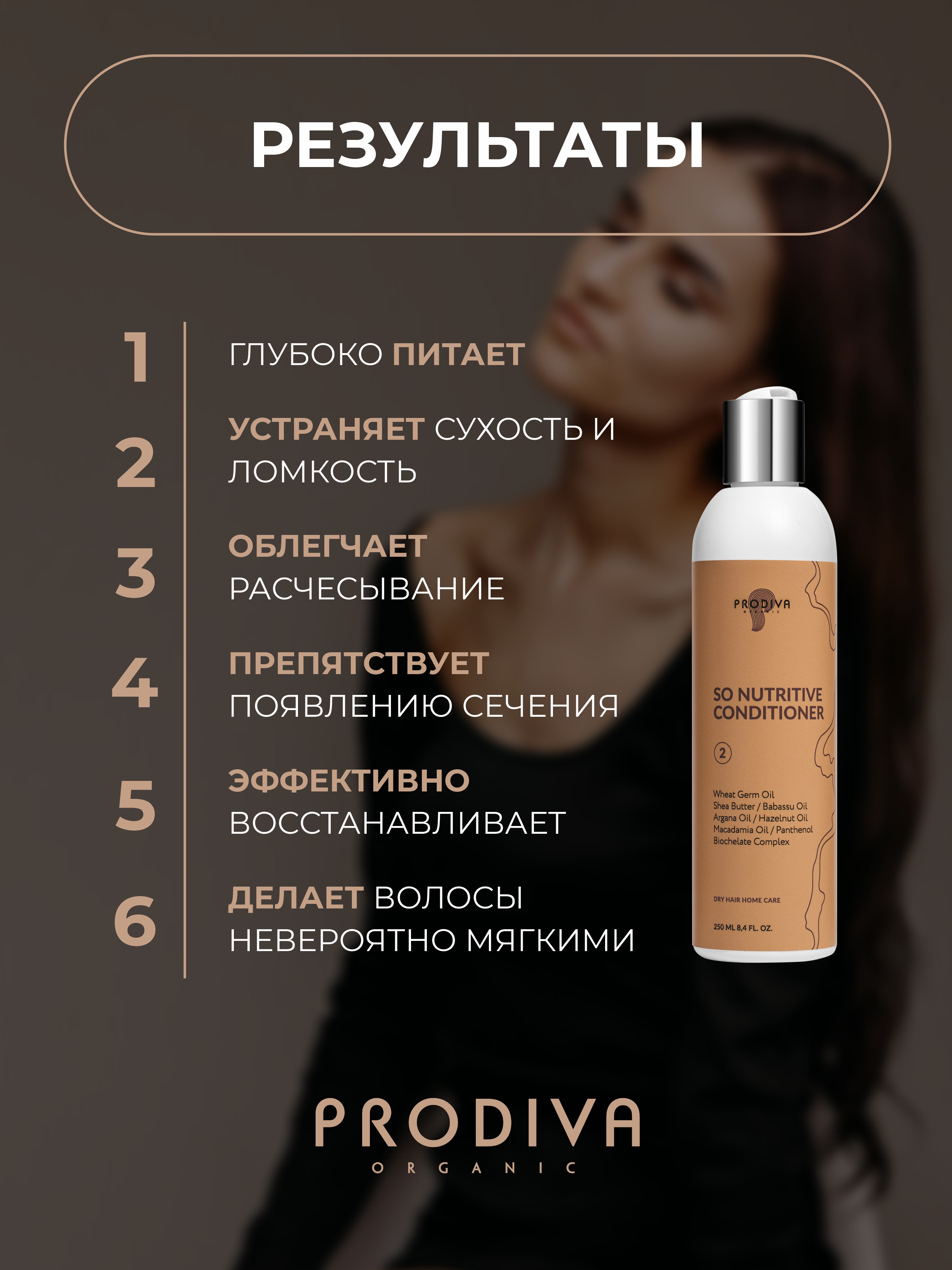 Кондиционер PRODIVA для сухих волос 250 мл - фото 6