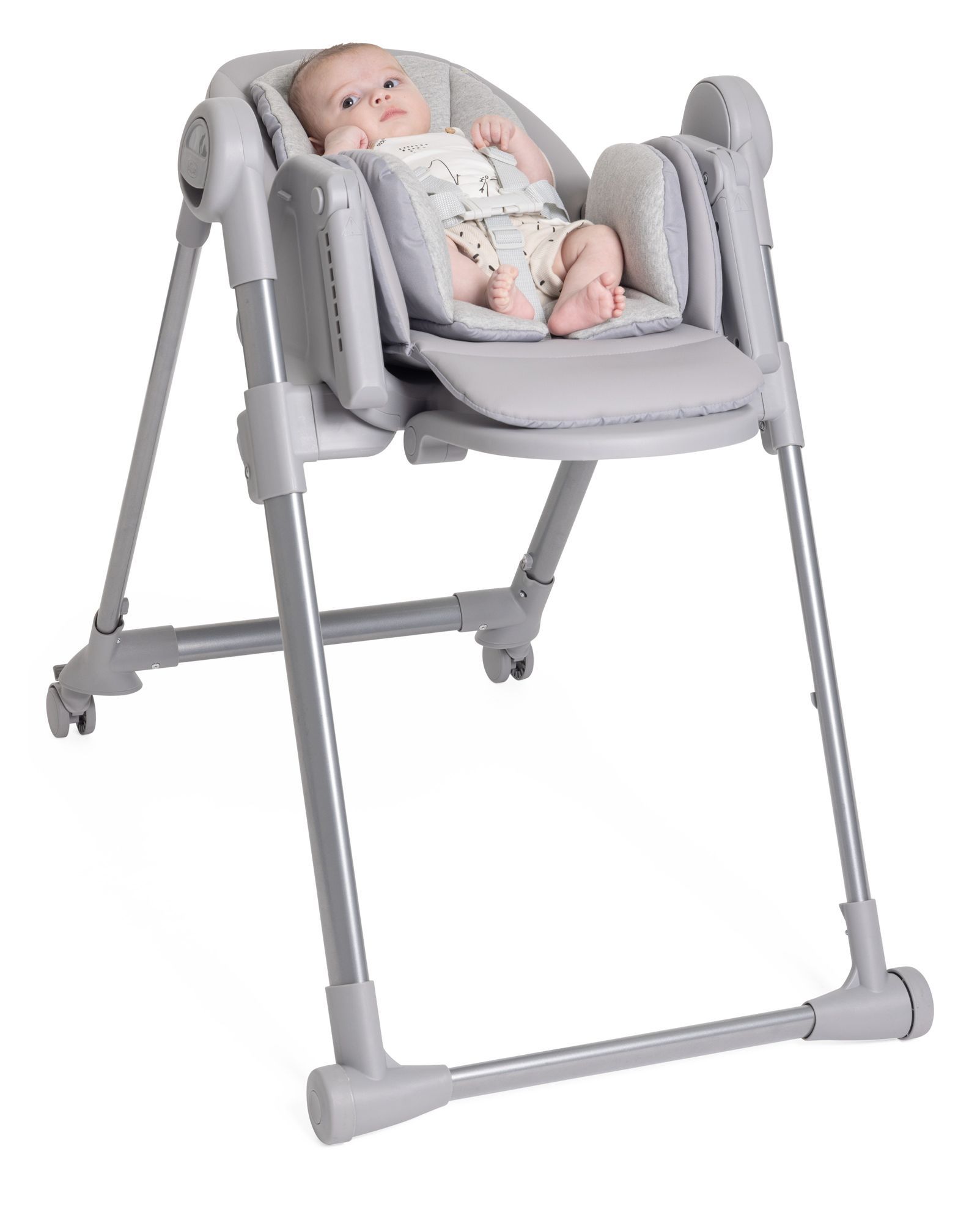 Стульчик для кормления Chicco серый - фото 17