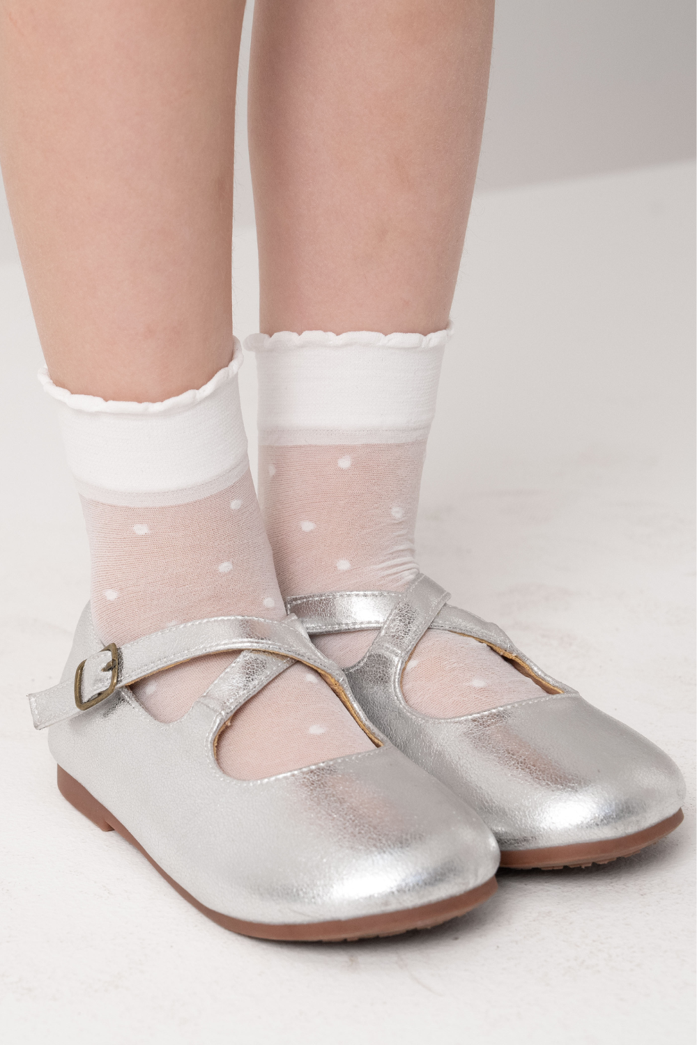 Носки ALEX YVN K-DOTS-40D-white - фото 6