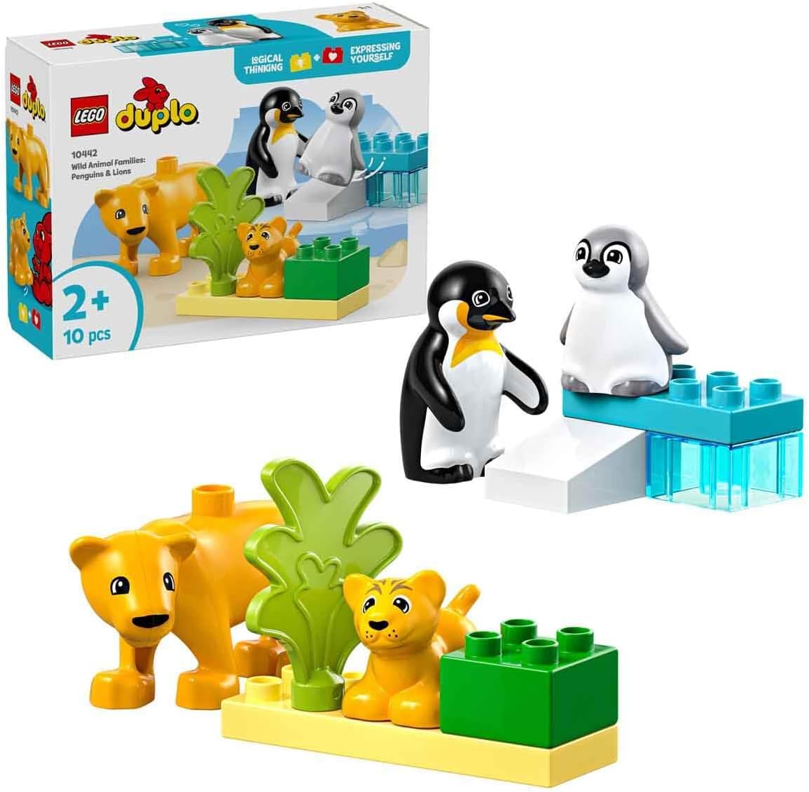 Конструктор LEGO DUPLO Семейства диких животных 10 дет. - фото 1