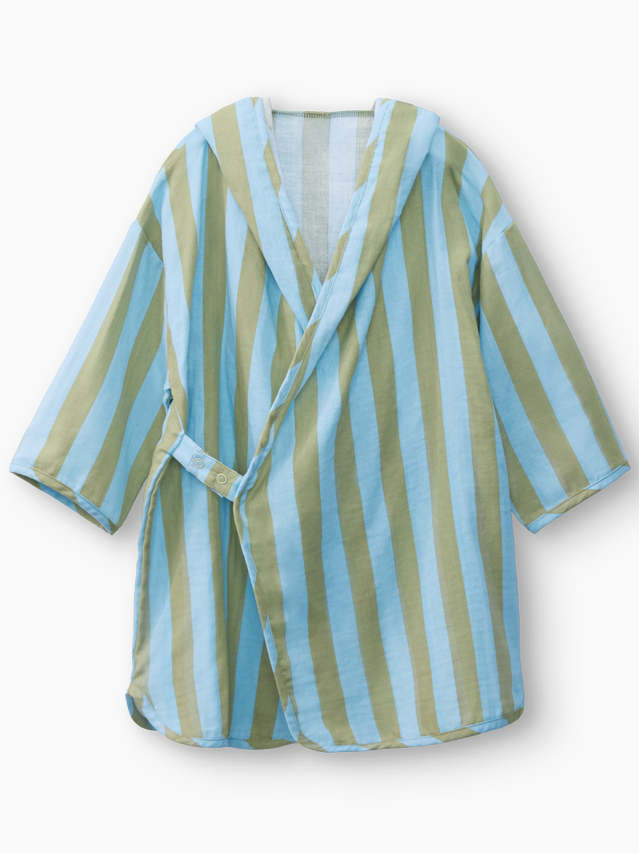 Халат Happy Baby 88129-1_blue-green-stripe - фото 5