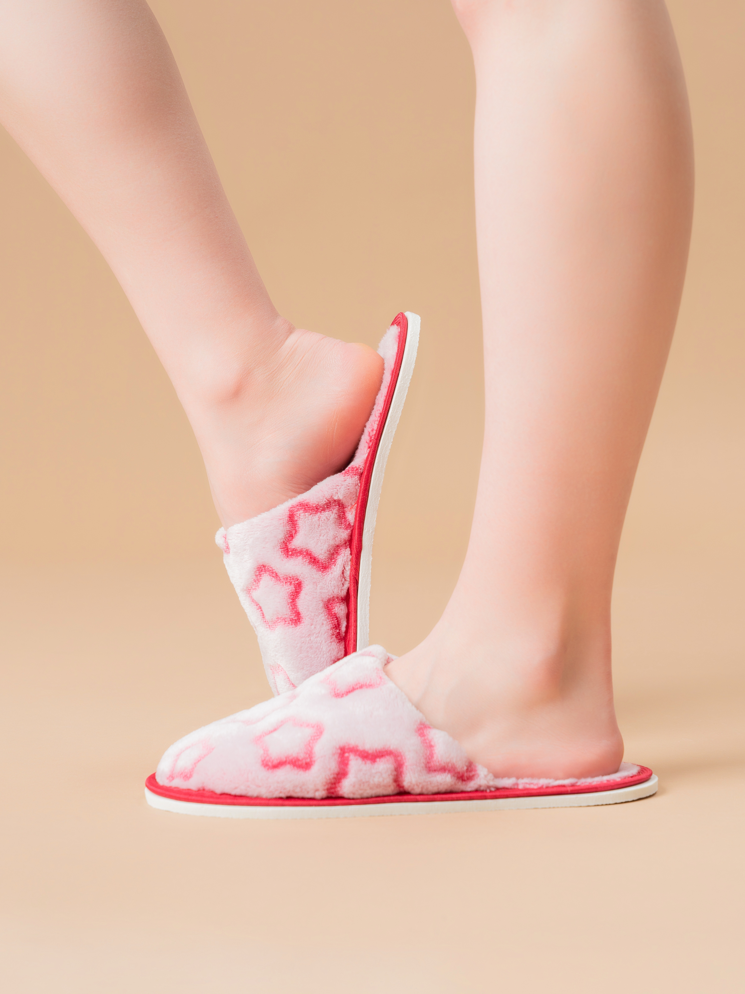 Тапочки IVShoes С-6ДВТ(д)-МР/звезды/бордовый - фото 8