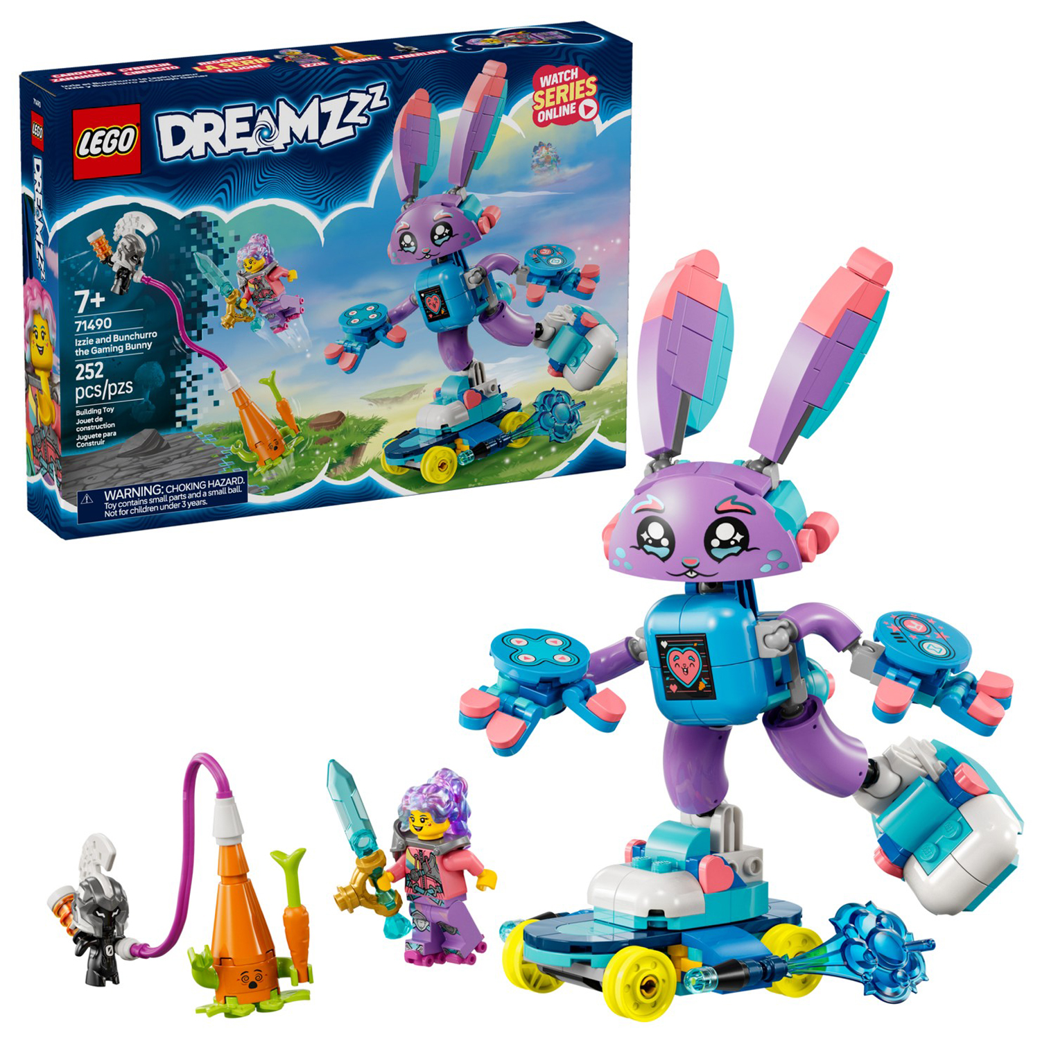 Конструктор LEGO DREAMZzz Иззи и Банчурро игровой кролик блочный - фото 1
